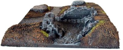 F209 Ruined Building, painted by Ian Haynes