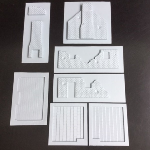 T214 1/32 Cottage Ruins Kit