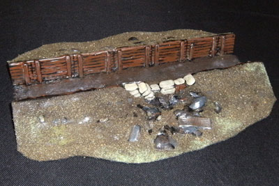 Z252 Shell Damaged Trench Straight